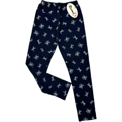 Legginsy bawełniane ROMI-Kokardy